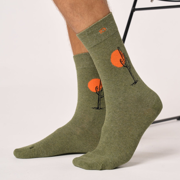 Chaussettes Motifs Saguaro Homme