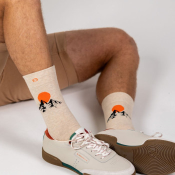 Chaussettes Motifs Mont Blanc Homme