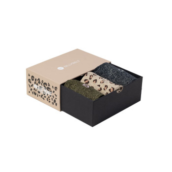 Coffret 3 chaussettes Wild at heart Femme