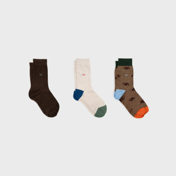 Coffret 3 chaussettes Off the beaten path Homme
