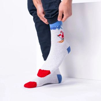 Chaussettes Motifs Crazy Snow Homme 2