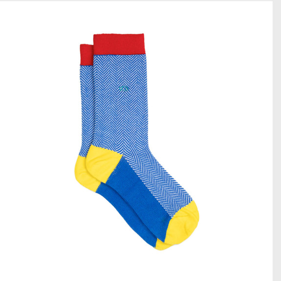 Chaussettes Chevrons en coton peigné Danoise Homme