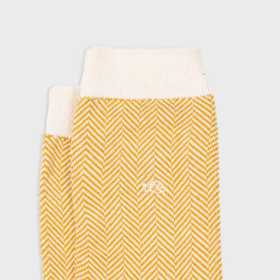 Chaussettes Chevrons en coton peigné Dune Homme