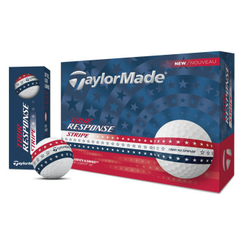 12 Balles de golf Tour Response Stripe USA