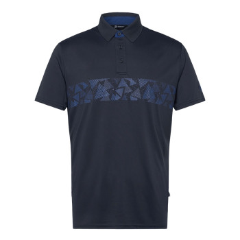 Polo Walton drycool Blue Homme