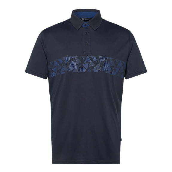 Polo Walton drycool Blue Homme