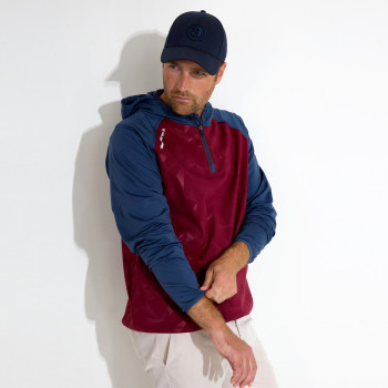 Hoodie hybrid Kingsbarns Cranberry Homme
