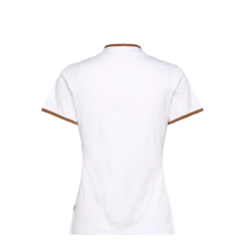 Polo 1/4 Zip Turnberry Cognac Femme