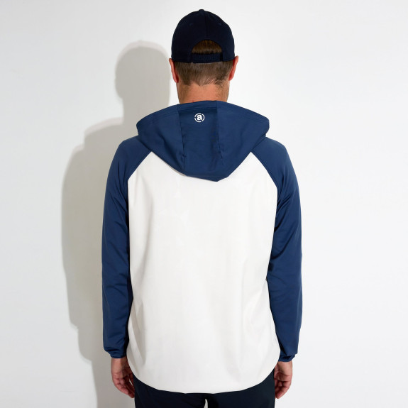 Hoodie hybrid Kingsbarns Steelblue Homme