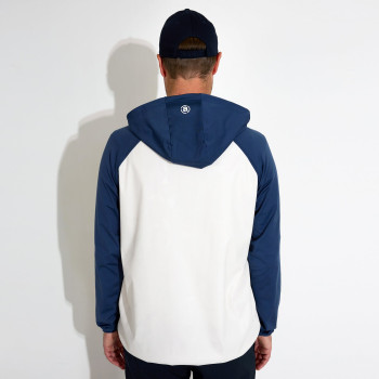 Hoodie hybrid Kingsbarns Steelblue Homme