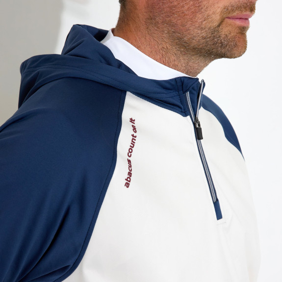 Hoodie hybrid Kingsbarns Steelblue Homme