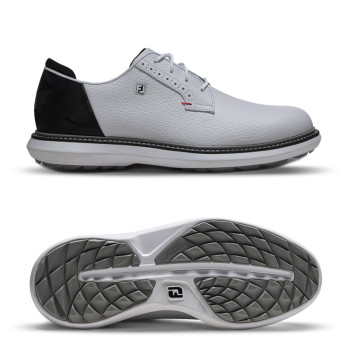 Traditions Spikeless Blucher 57985 Blanc Noir Homme