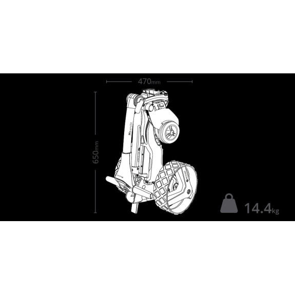 Chariot Electrique M7 Remote GPS DHC Graphite (Lithium)