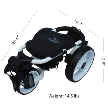 Chariot TRILITE Blanc Noir (3 roues) Chariot TRILITE Blanc Noir (3 roues)