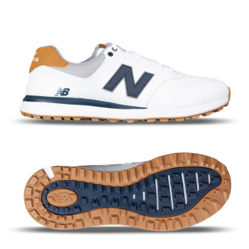 574 Greens V2 Blanc Navy Homme