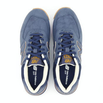 574 Greens V2 Navy Gum Homme