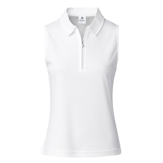 Polo sans manches Peoria White Femme