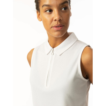 Polo sans manches Peoria White Femme