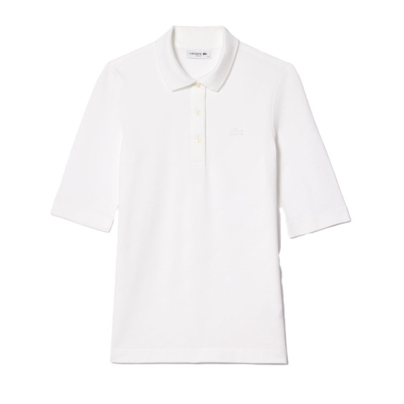 Polo L.12.D Slim Fit Blanc Femme