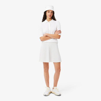 Polo L.12.D Slim Fit Blanc Femme