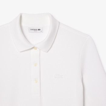 Polo L.12.D Slim Fit Blanc Femme 2