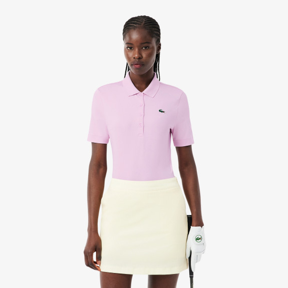 Polo Golf slim fit stretch protection UV Rose...