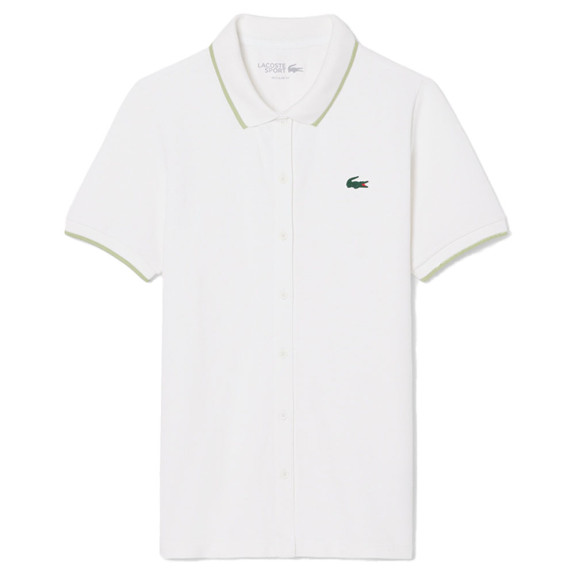 Polo Golf thermorégulateur Petit Piqué Blanc Femme