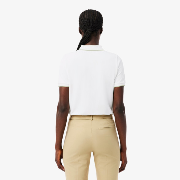 Polo Golf thermorégulateur Petit Piqué Blanc Femme
