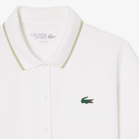 Polo Golf thermorégulateur Petit Piqué Blanc Femme