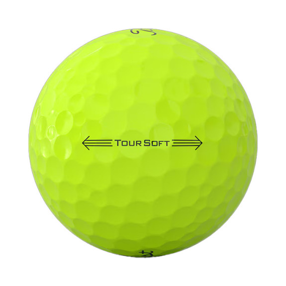 12 Balles de golf Tour Soft Yellow