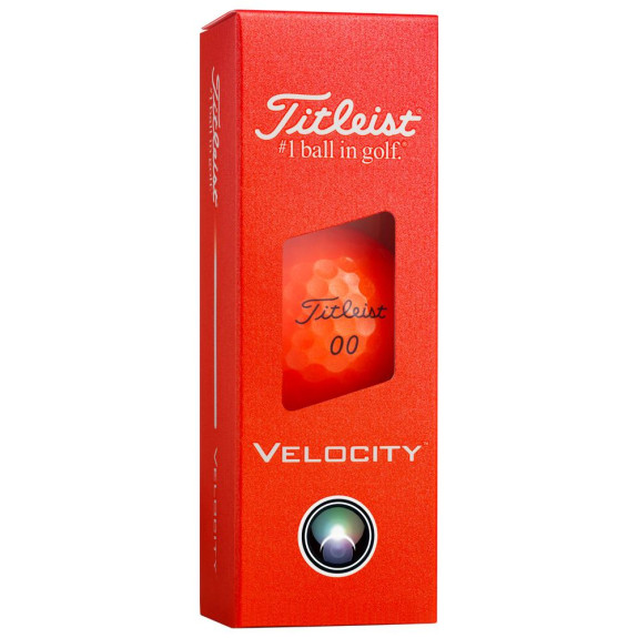 12 Balles de golf Velocity 4 Orange