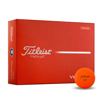 12 Balles de golf Velocity 4 Orange