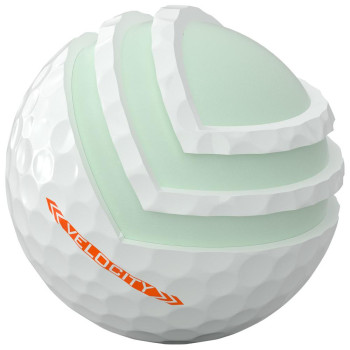 12 Balles de golf Velocity White