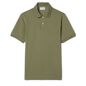 Polo L.12.12 LIGHT classic fit Vert Kaki Homme