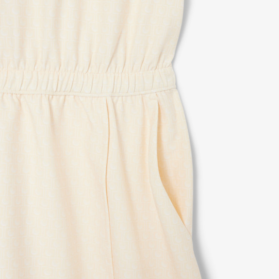 Robe Golf Ultra Dry stretch imprimé Beige Femme