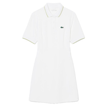 Robe polo Golf Ultra Dry liserés Blanc Femme