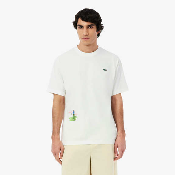 T-shirt Golf Ultra Dry Blanc Homme