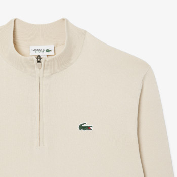 Pull 1/4 Zip Thermorégulateur Beige Homme 2