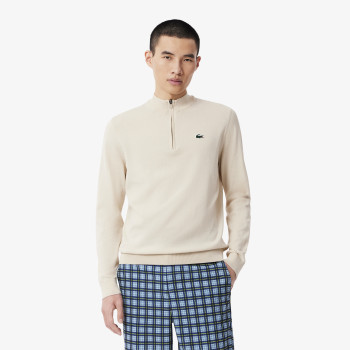 Pull 1/4 Zip Thermorégulateur Beige Homme