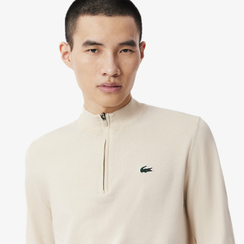 Pull 1/4 Zip Thermorégulateur Beige Homme