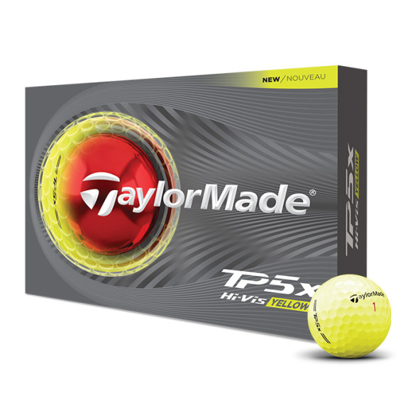 12 Balles de golf TP5X Jaune