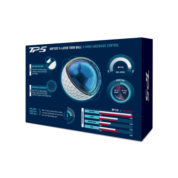 12 Balles de golf TP5 Blanc