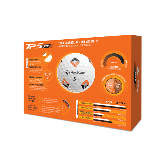 12 Balles de golf TP5 PIX 3.0