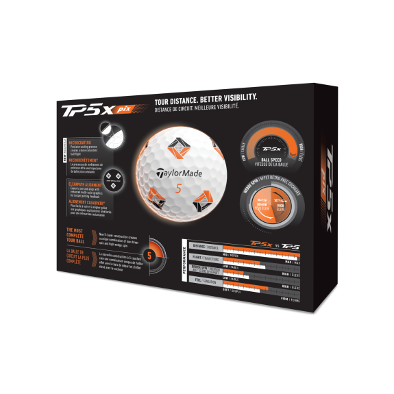 12 Balles de golf TP5X PIX 3.0