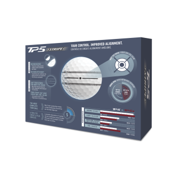 12 Balles de golf TP5 Stripe