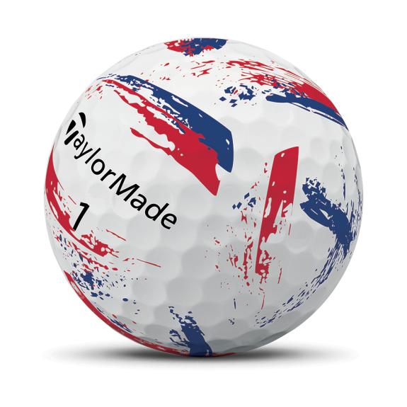 12 Balles de golf SpeedSoft INK Blue Red