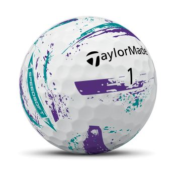 12 Balles de golf SpeedSoft INK Purple Teal