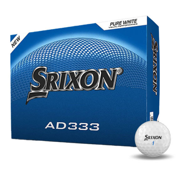 12 Balles de golf AD333 12 White