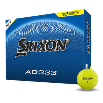 12 Balles de golf AD333 12 Yellow