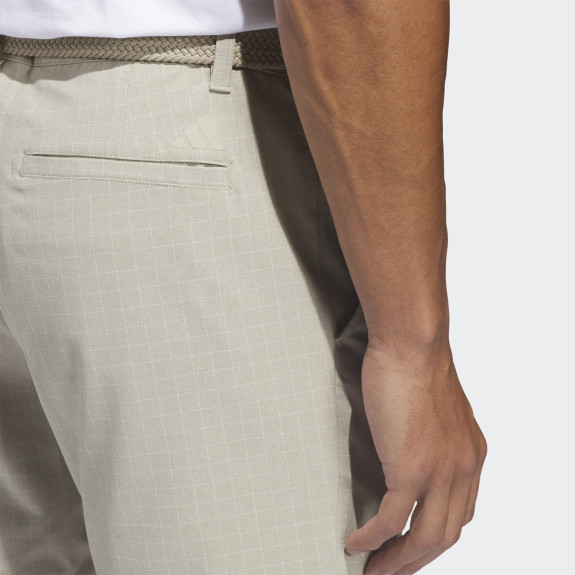 Short Ultimate Beige à carreaux Homme